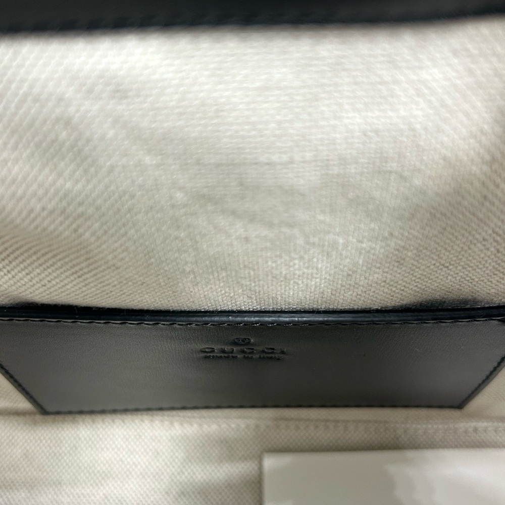 Gucci leather bamboo backpack made in Italy NWT - Picture 12 of 15